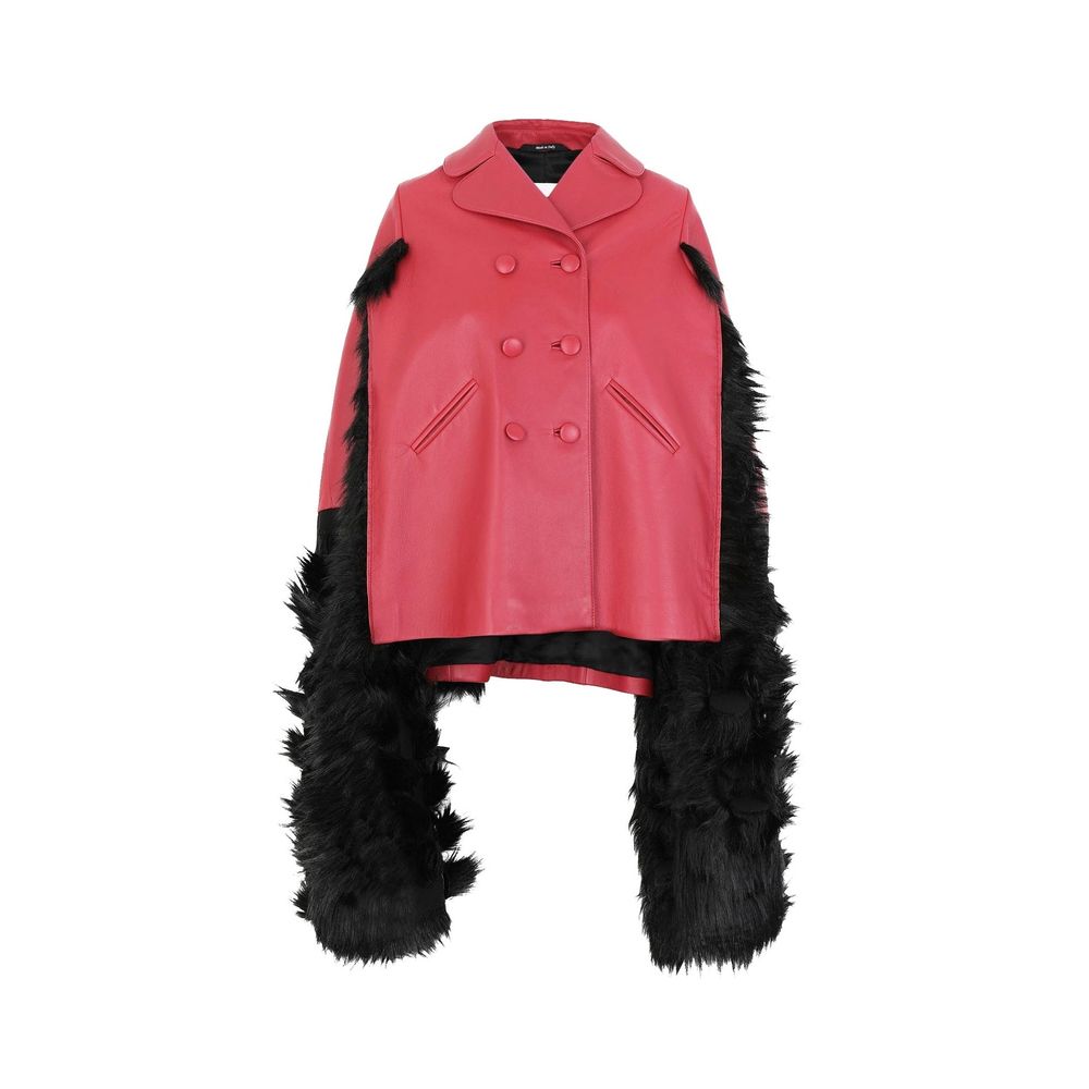 Red Leather Coat