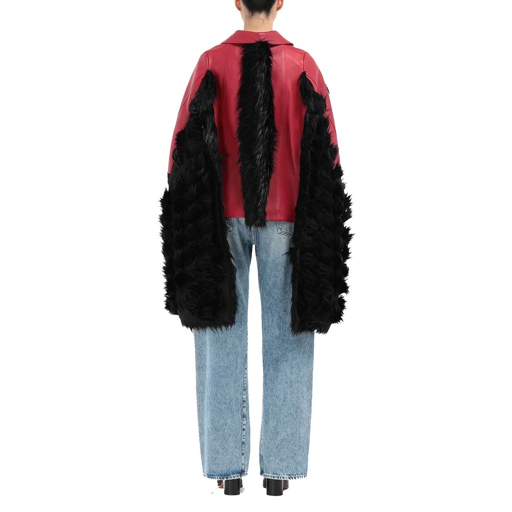 Red Leather Coat