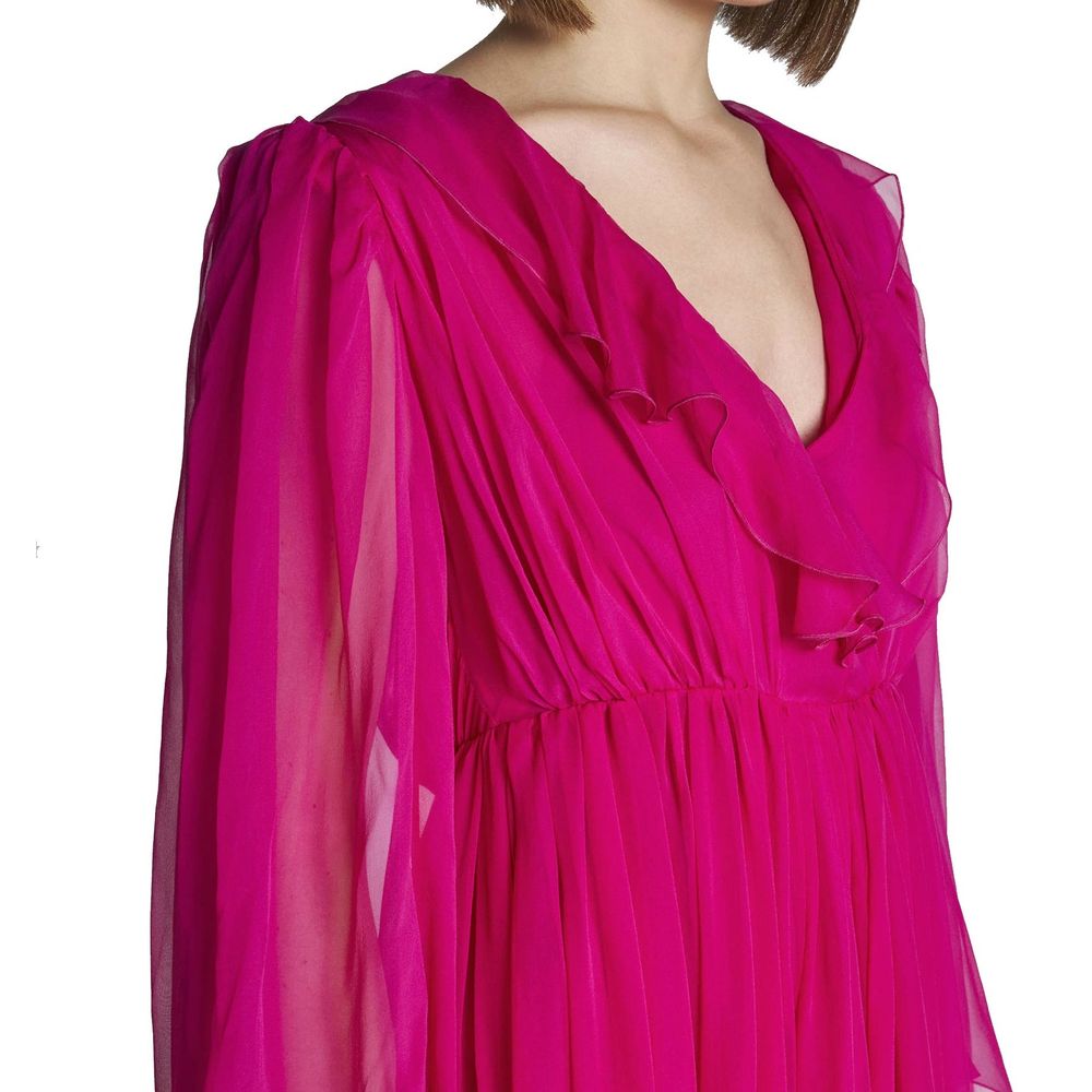 Multicolor Silk Cocktail Dress