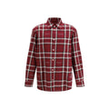 Red Cotton Pattern Shirt