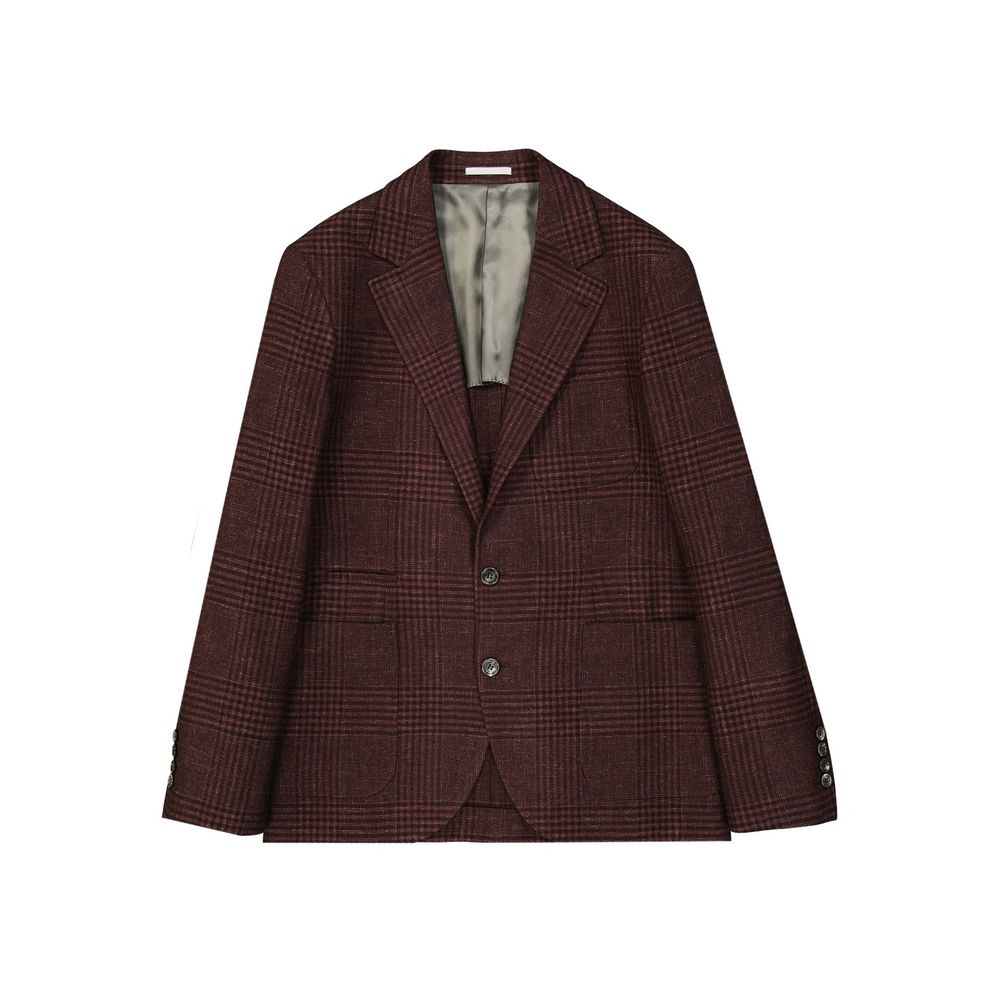 Red Wool Shell Jacket