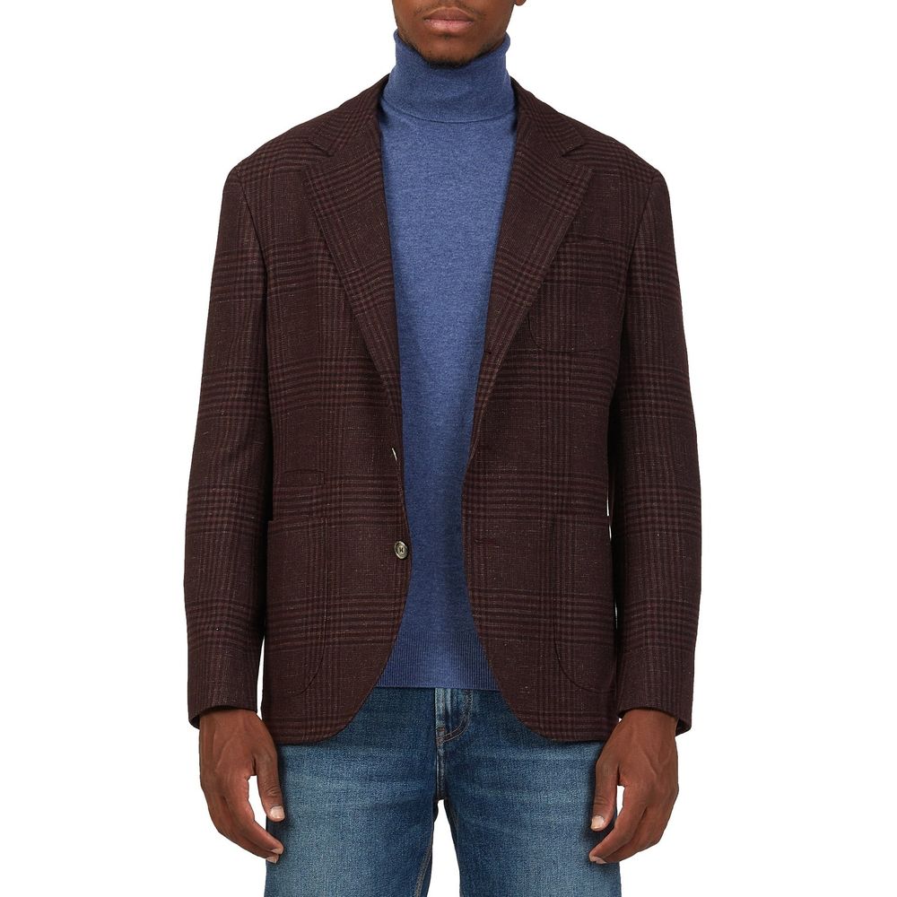 Red Wool Shell Jacket