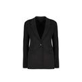 Black Elastane Blazer