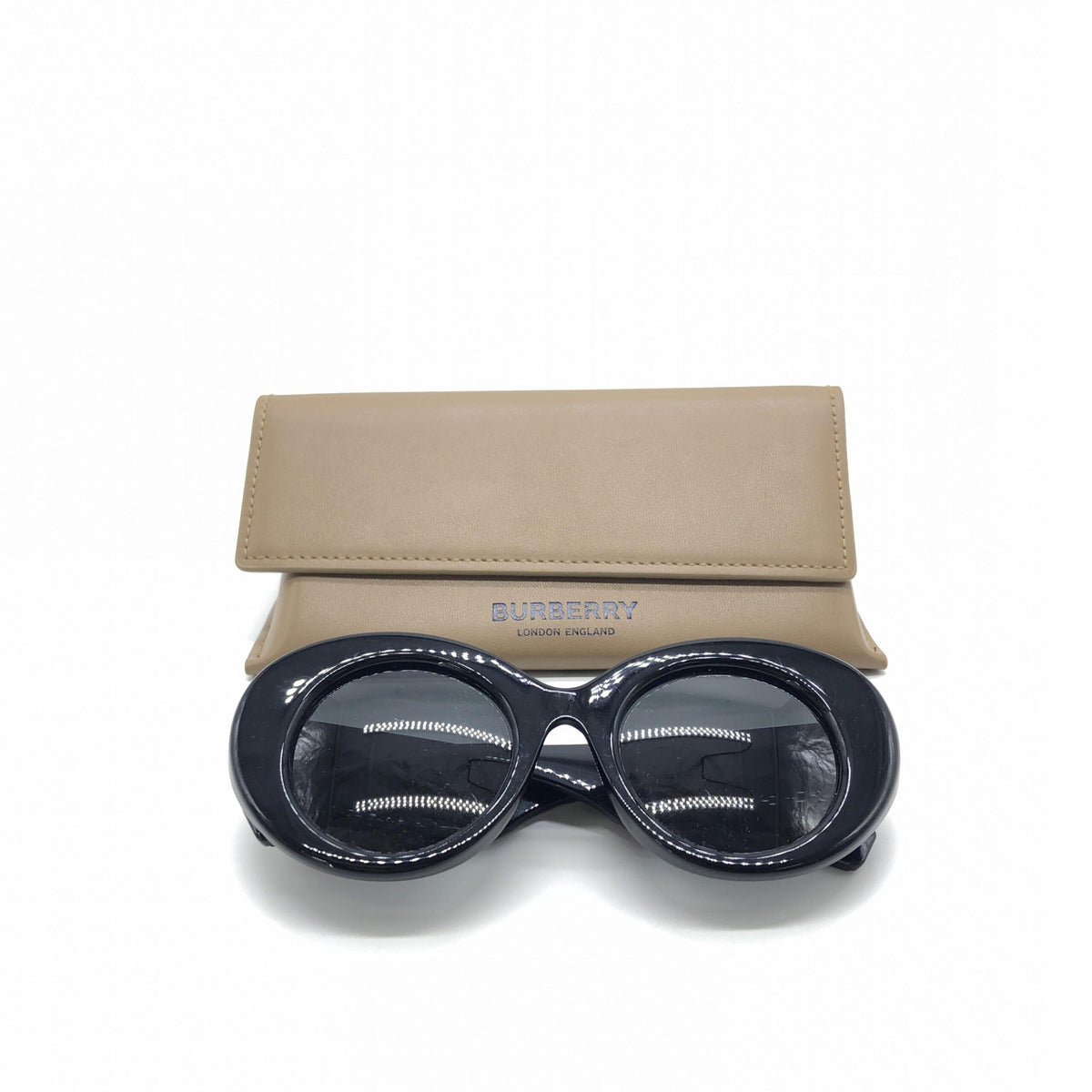 Black Oversized Round Sunglasses