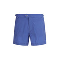Blue Polyester Short And Mini Shorts