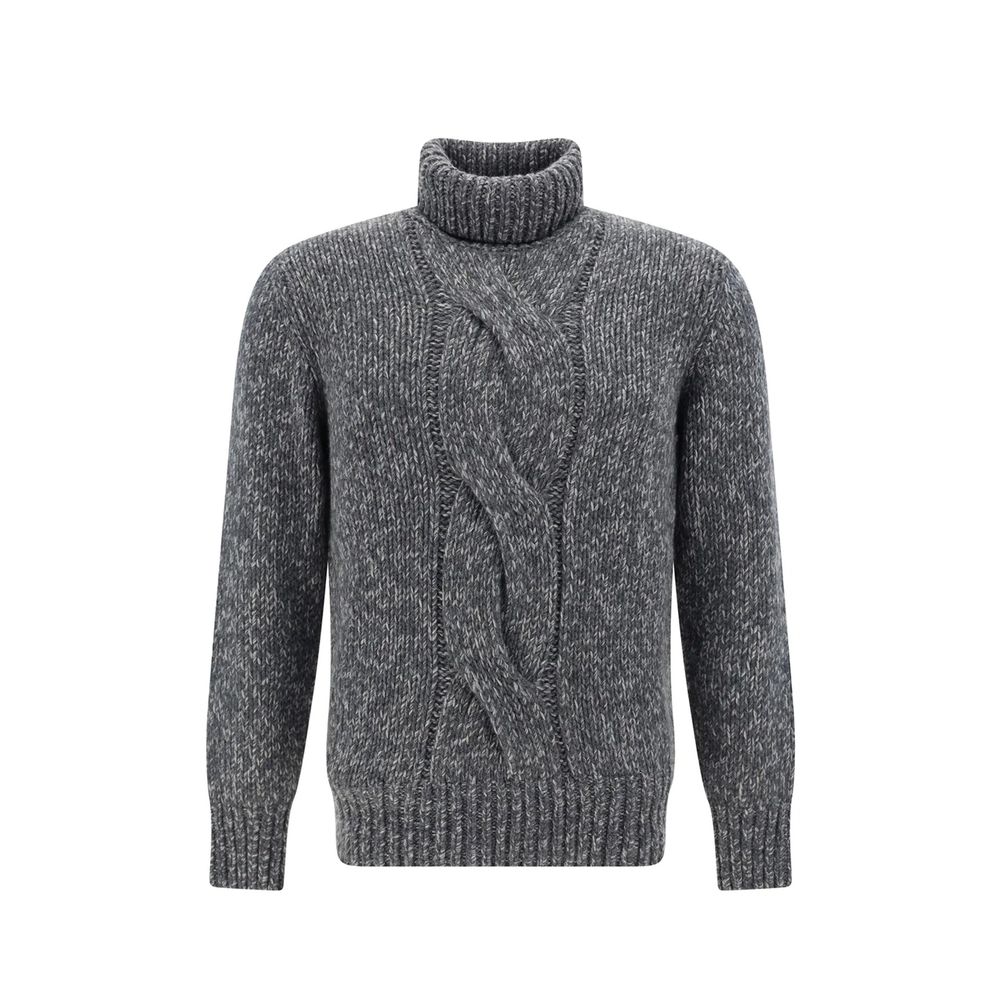 Gray Cashmere Sweatshirt