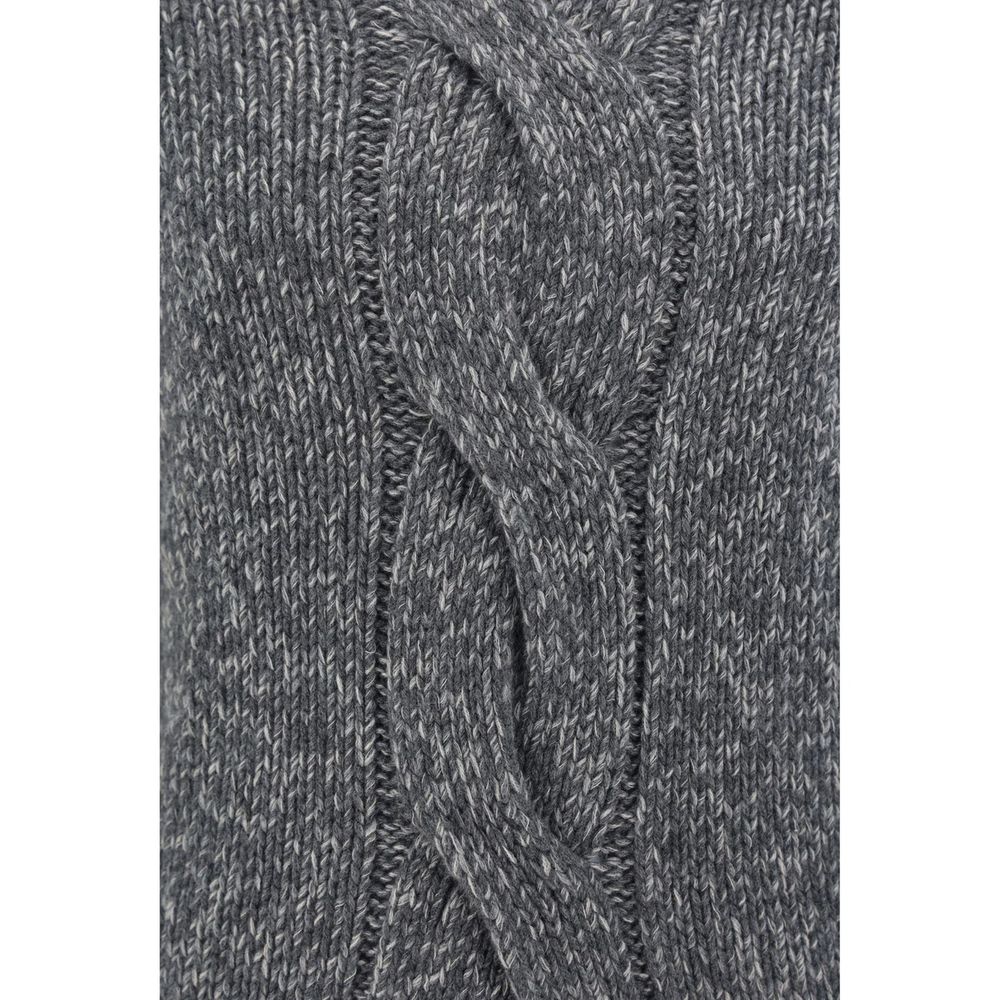 Gray Cashmere Sweatshirt