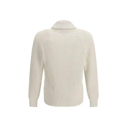 Beige Cotton Cardigan
