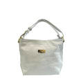 White Cowhide Clutch Bag
