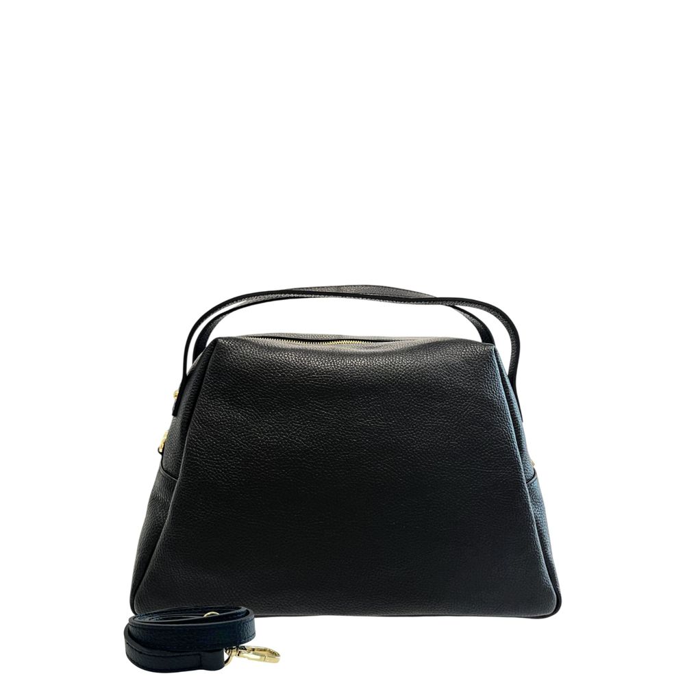 Black Leather Women Bag