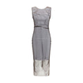 Brown Polyamide Casual Dress