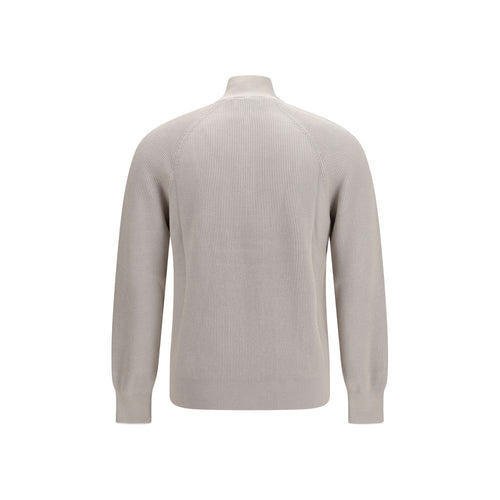 Beige Cotton Sweatshirt
