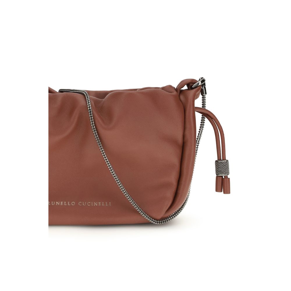 Brown Calf Leather Bos Taurus Shoulder Bag