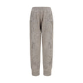 Beige Linen Casual Pants