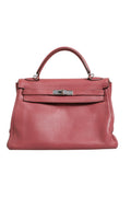 Kelly 32 Rouge H Togo Retourne Palladium