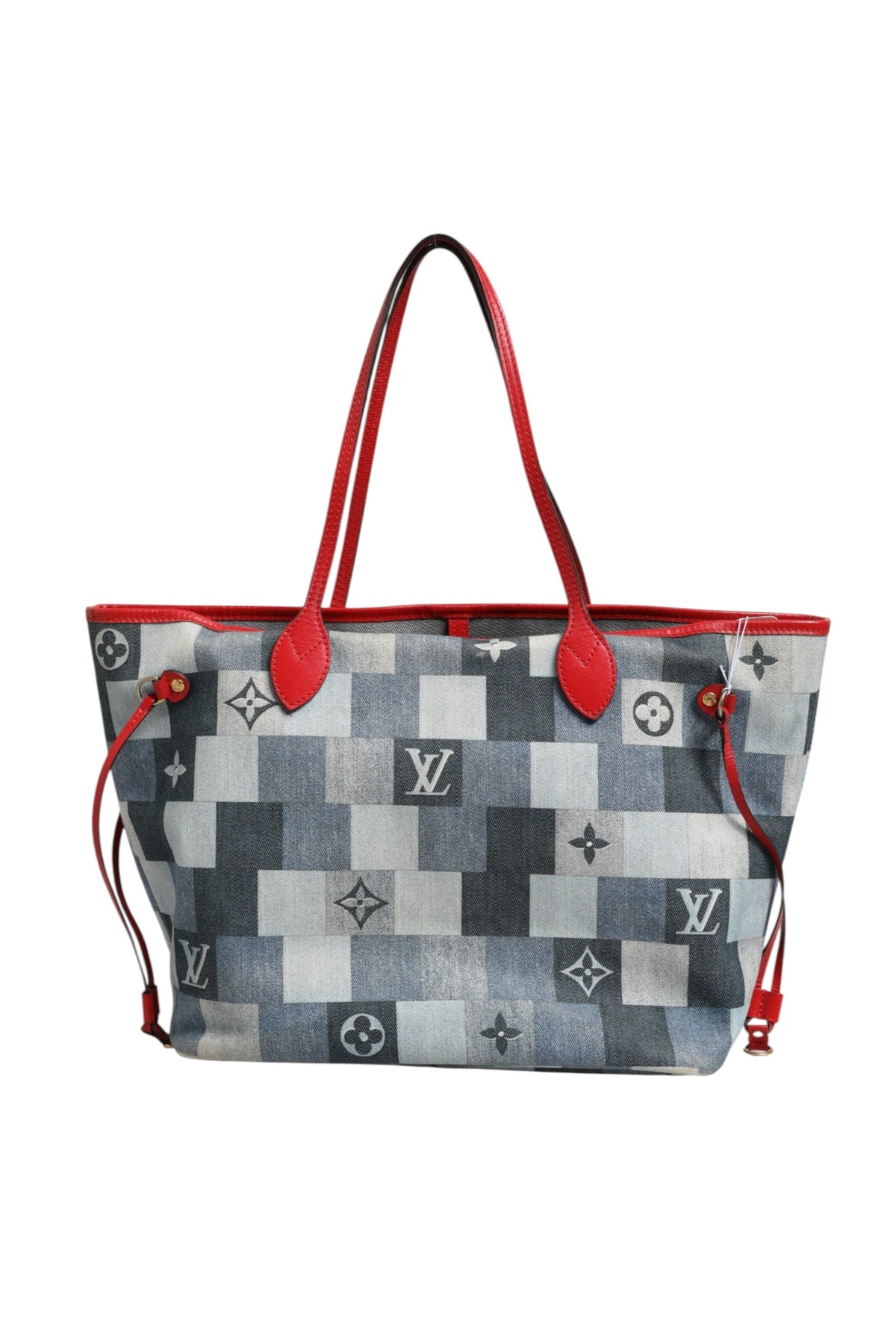 Neverfull Patchwork Monogram Denim Tote Bag