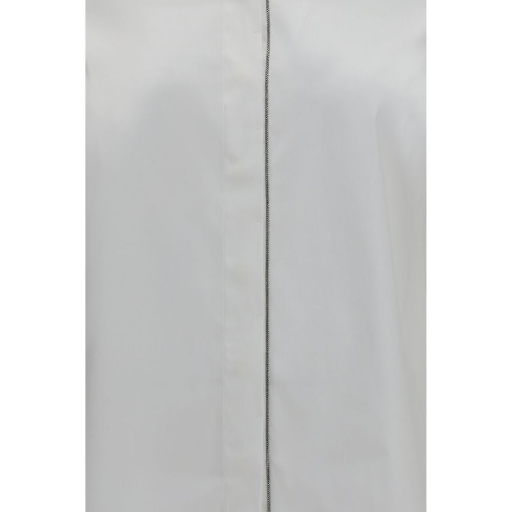 White Cotton Dress Shirt