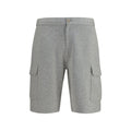 Gray Cotton Bermuda Shorts
