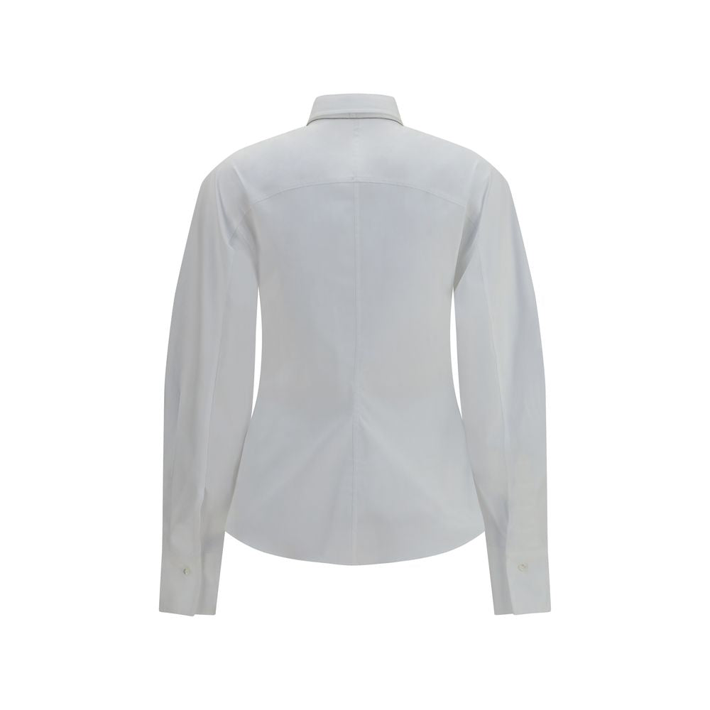 White Cotton Dress Shirt