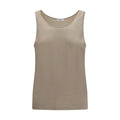 Beige Cashmere Tank Tops