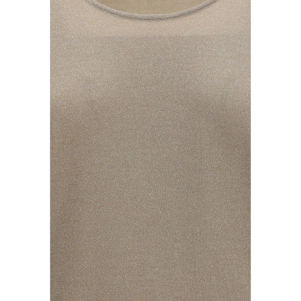 Beige Cashmere Tank Tops