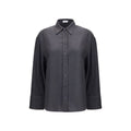 Gray Wool Oves Aries Dress Shirt