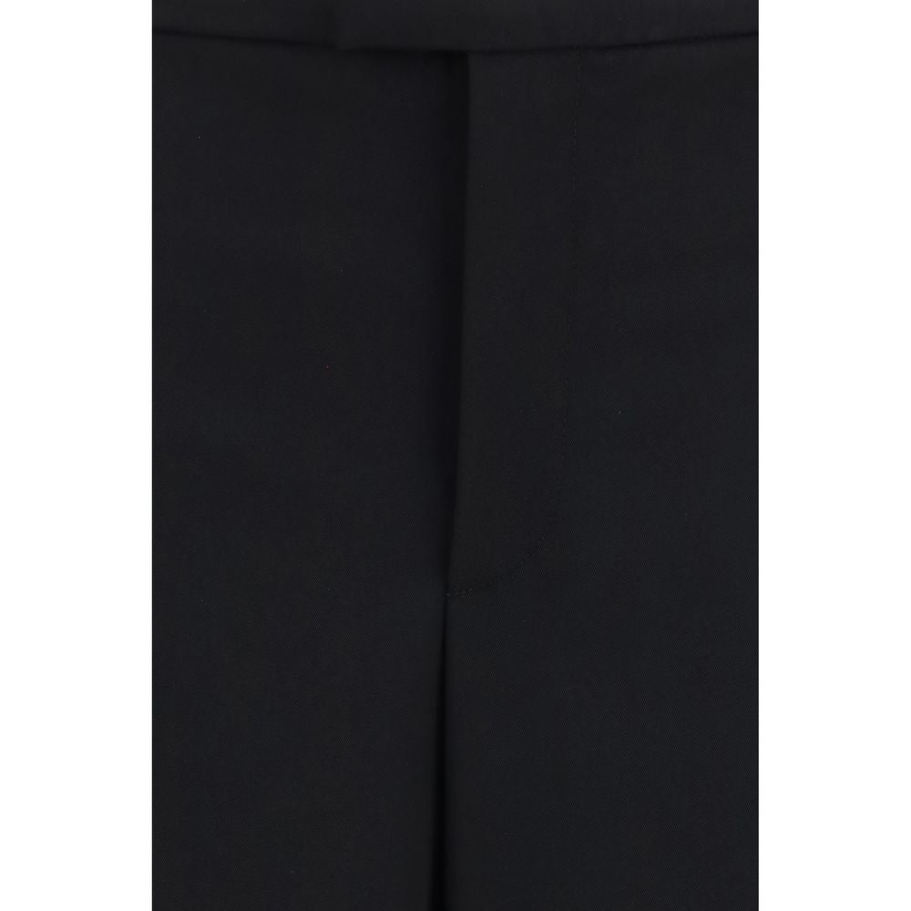 Black Wool Oves Aries Casual Pants