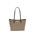 Beige Fabric Handbag