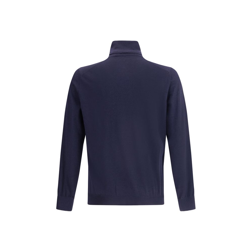 Blue Wool Oves Aries Turtleneck