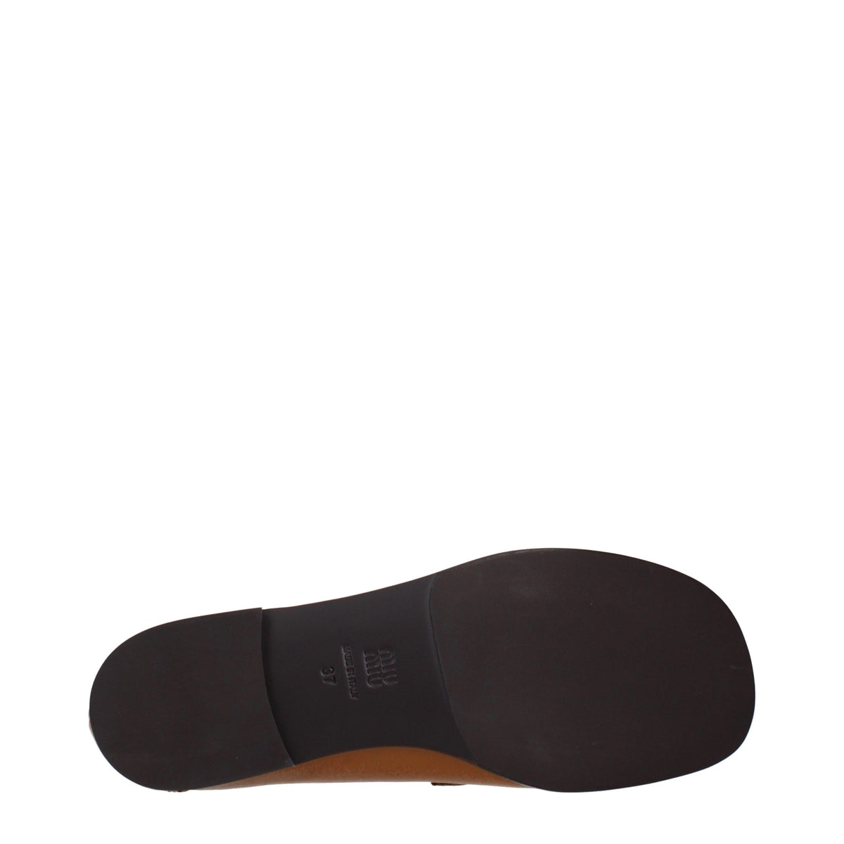 Brown Leather Slip-On Loafers