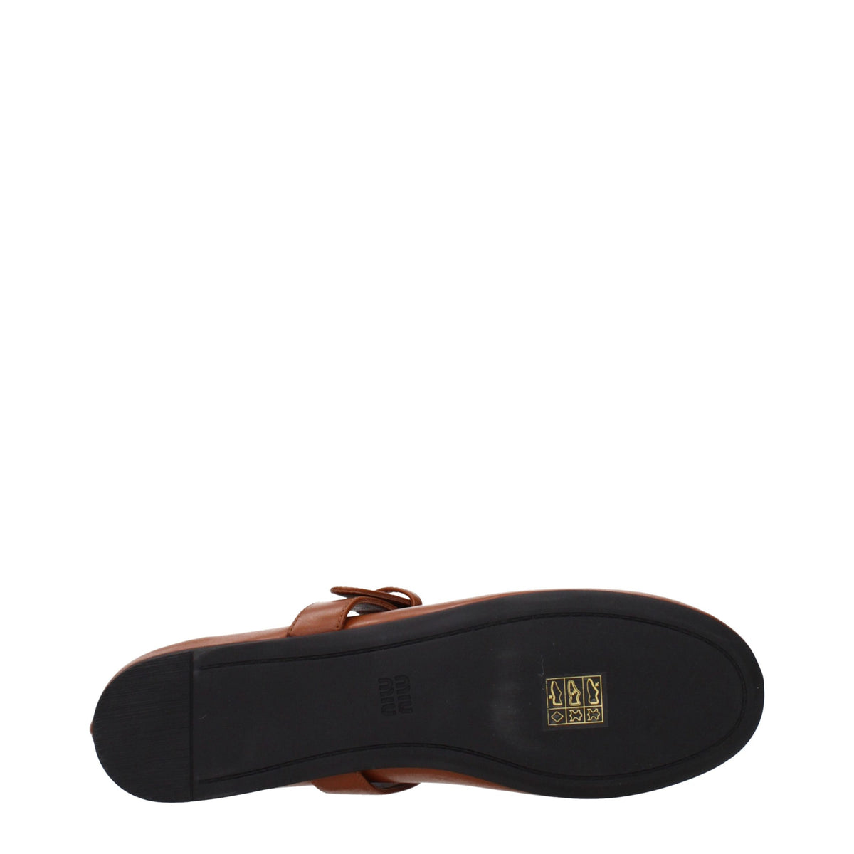 Brown Leather Ballet Flats