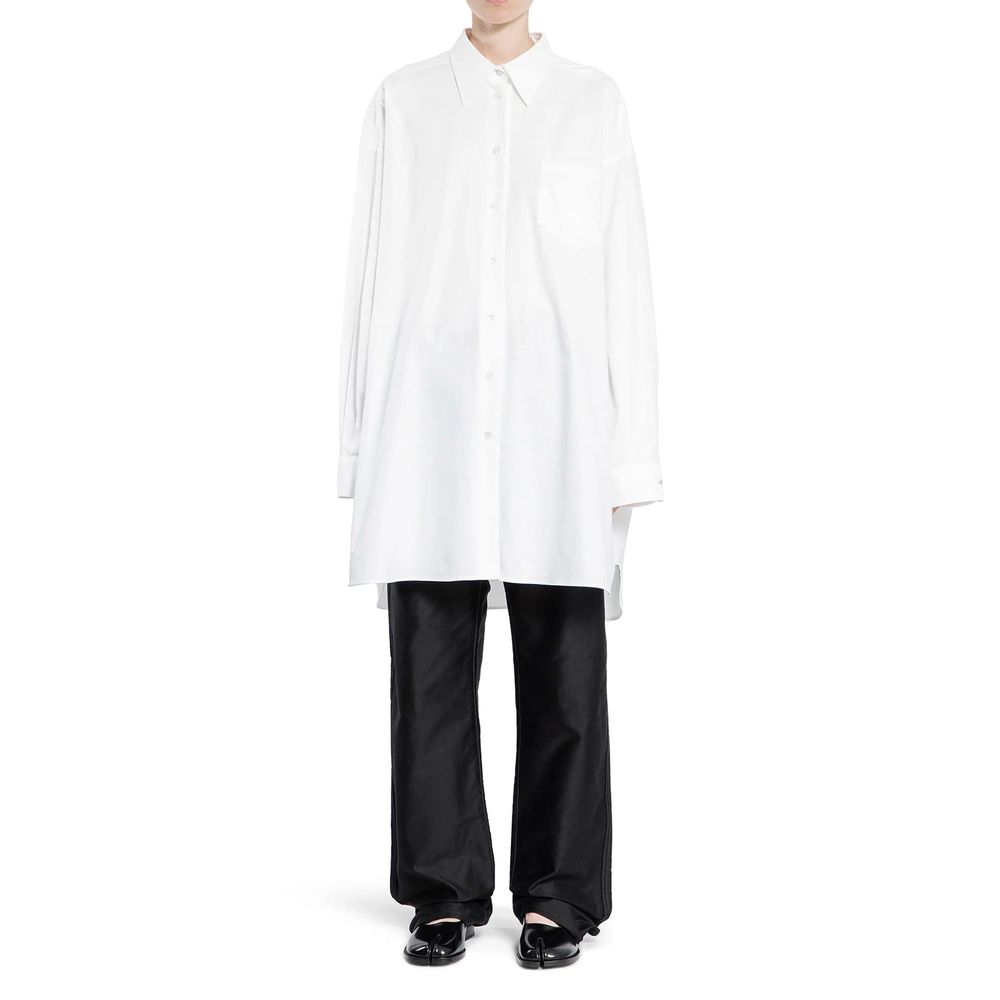 White Cotton Dress Shirt