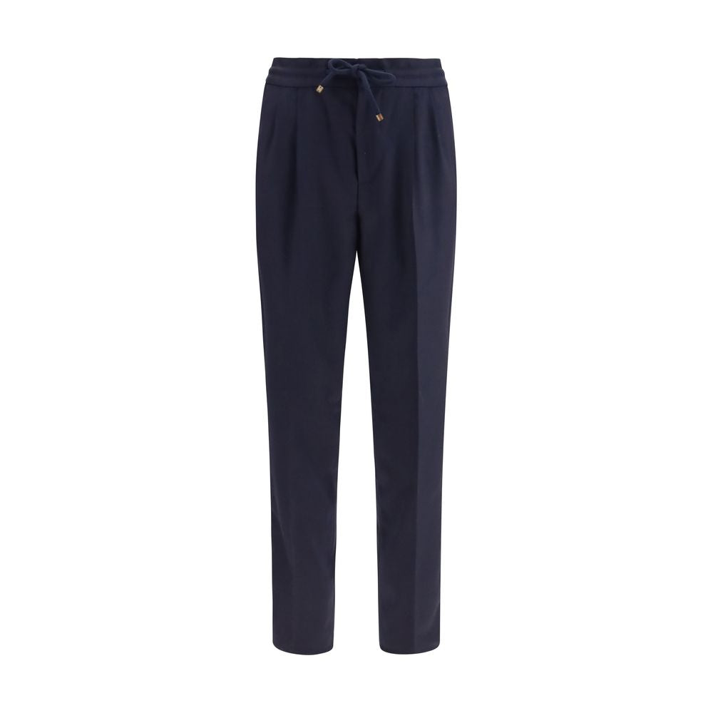 Blue Wool Oves Aries Casual Pants