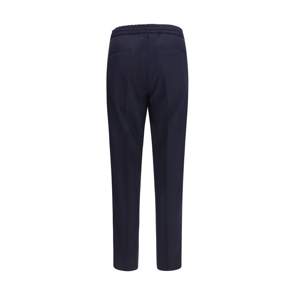 Blue Wool Oves Aries Casual Pants