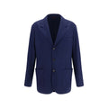 Blue Cashmere Full-Length Jacket