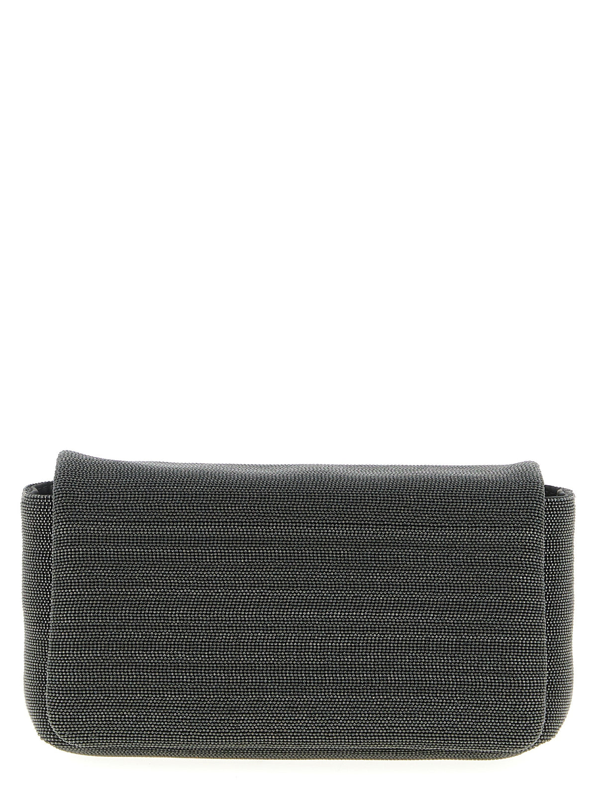 Black Leather Clutch Bag
