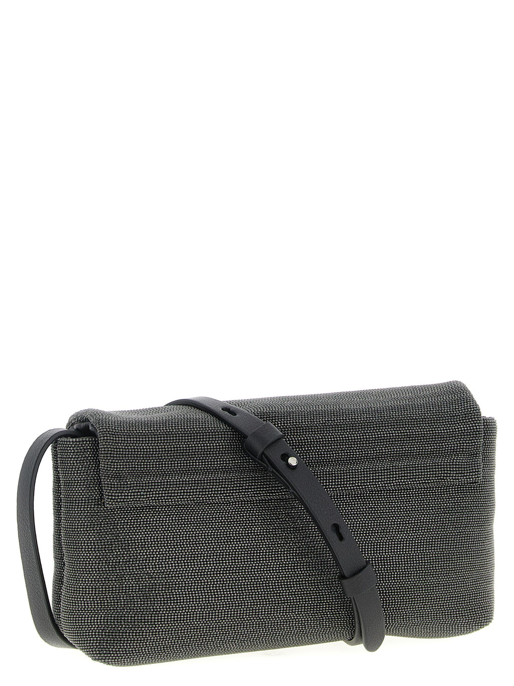 Black Leather Clutch Bag