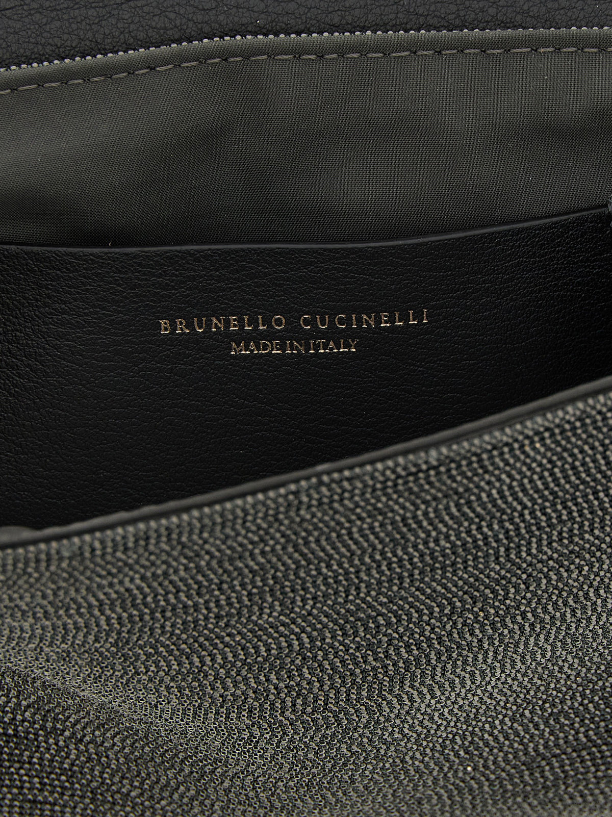 Black Leather Clutch Bag
