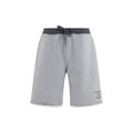 Gray Cotton Bermuda Shorts