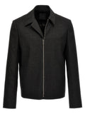 Gray Virgin Wool Jacket