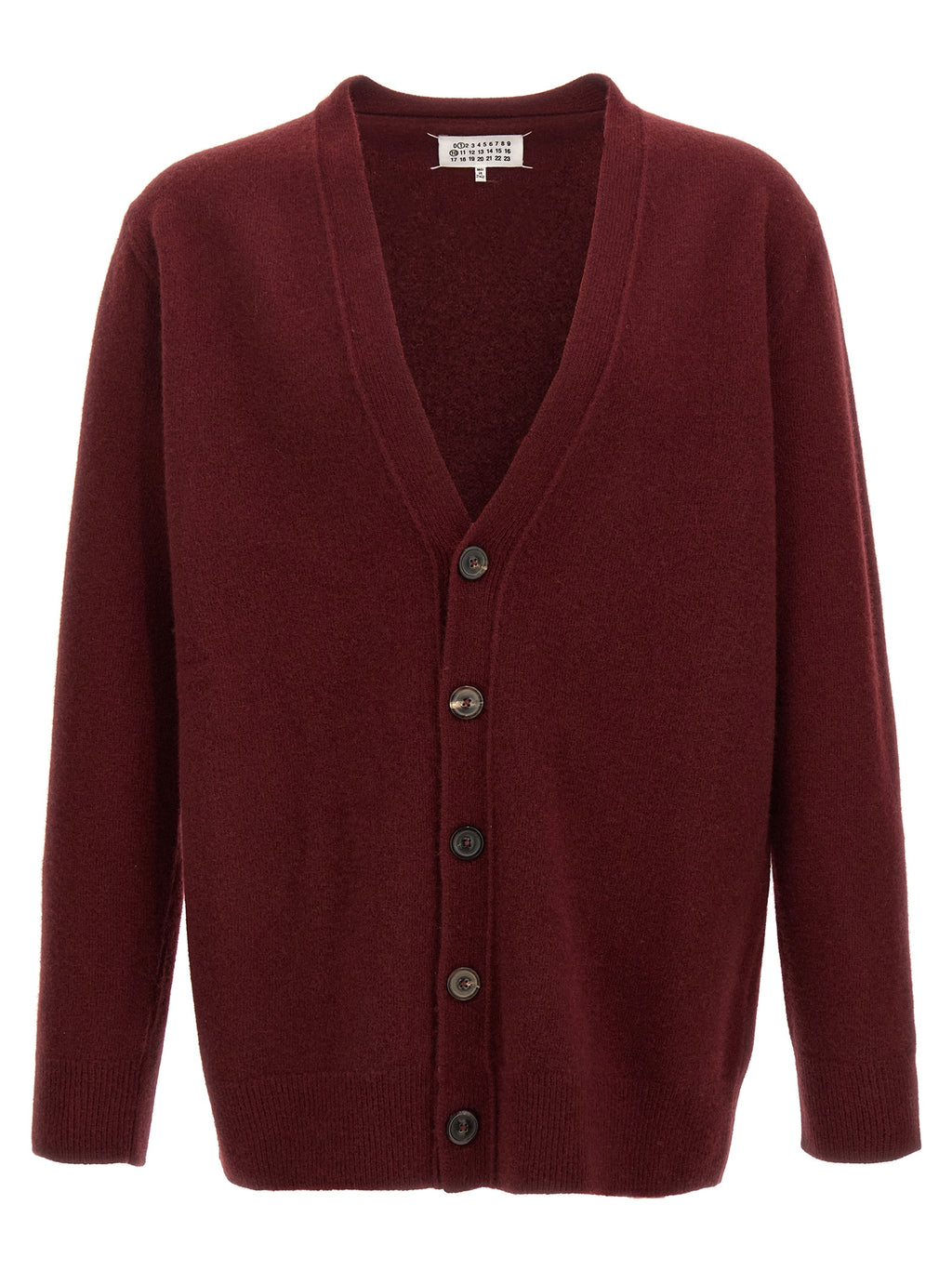 Bordeaux Wool Cardigan