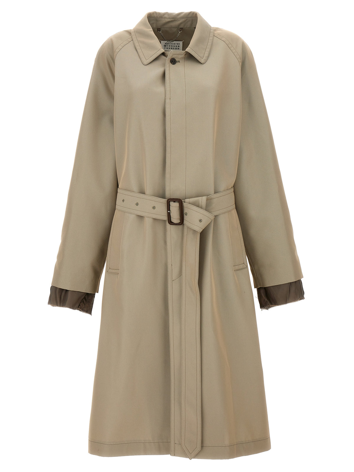 Beige Cotton Coat