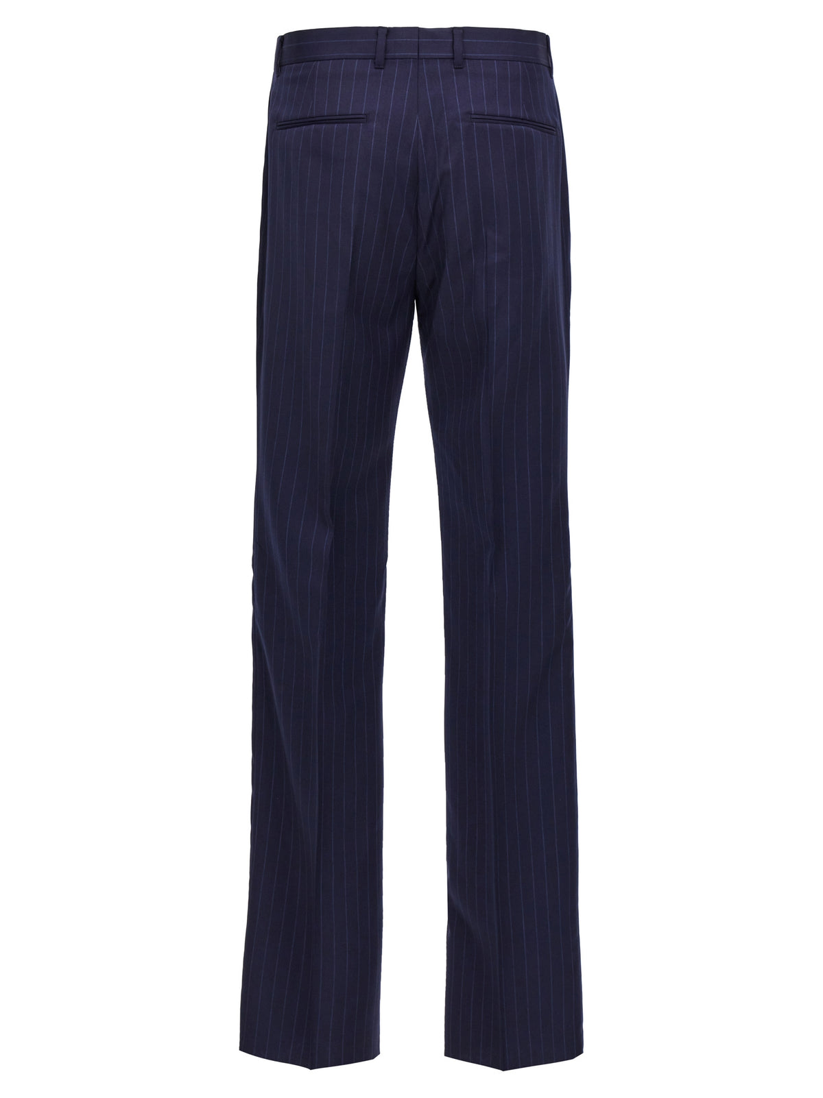 Blue Wool Dress Pants