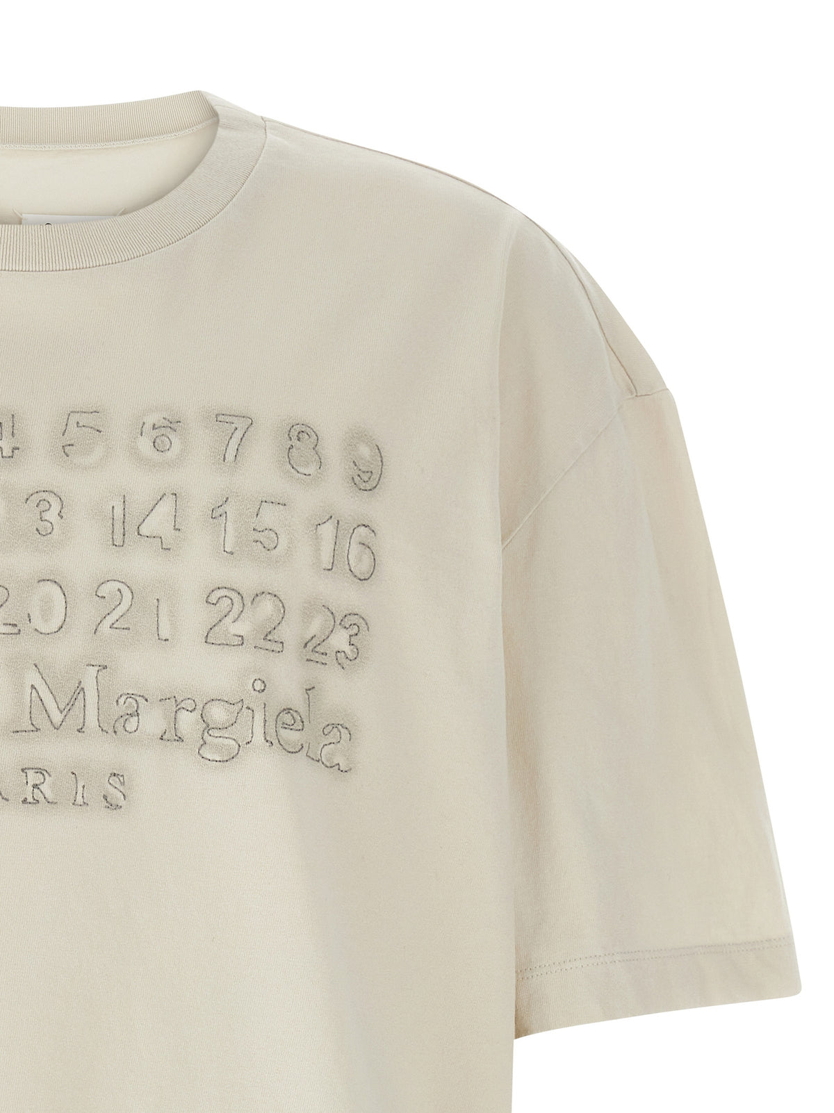 Beige Cotton T-Shirt