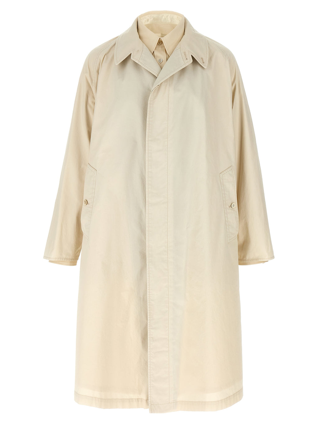 Beige Cotton Coat