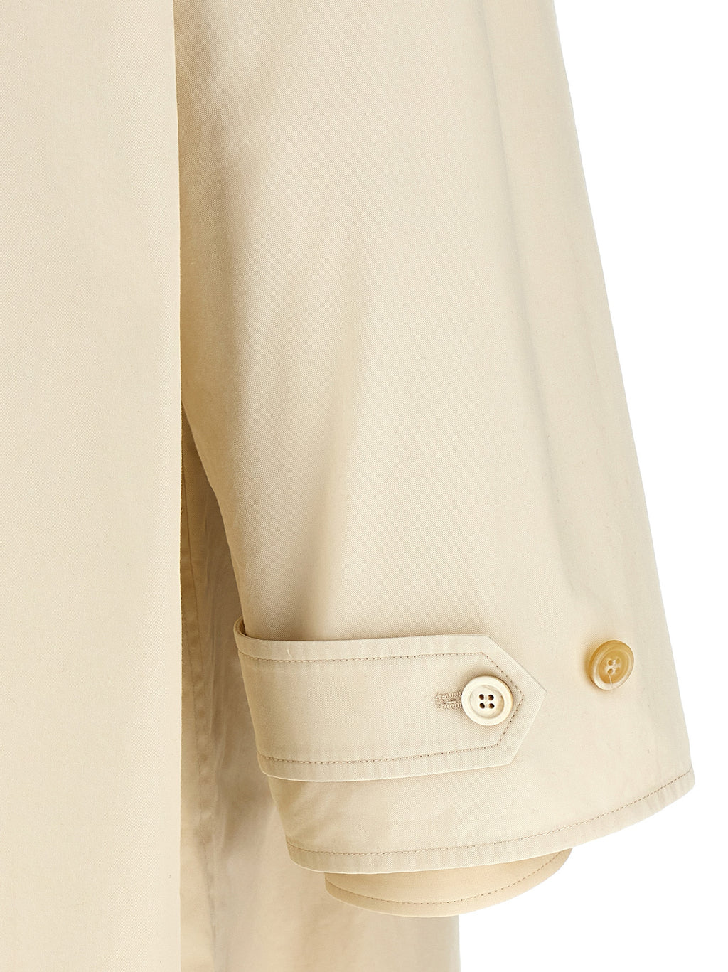 Beige Cotton Coat