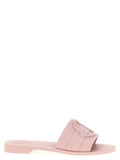 Multicolor Elastane Slides