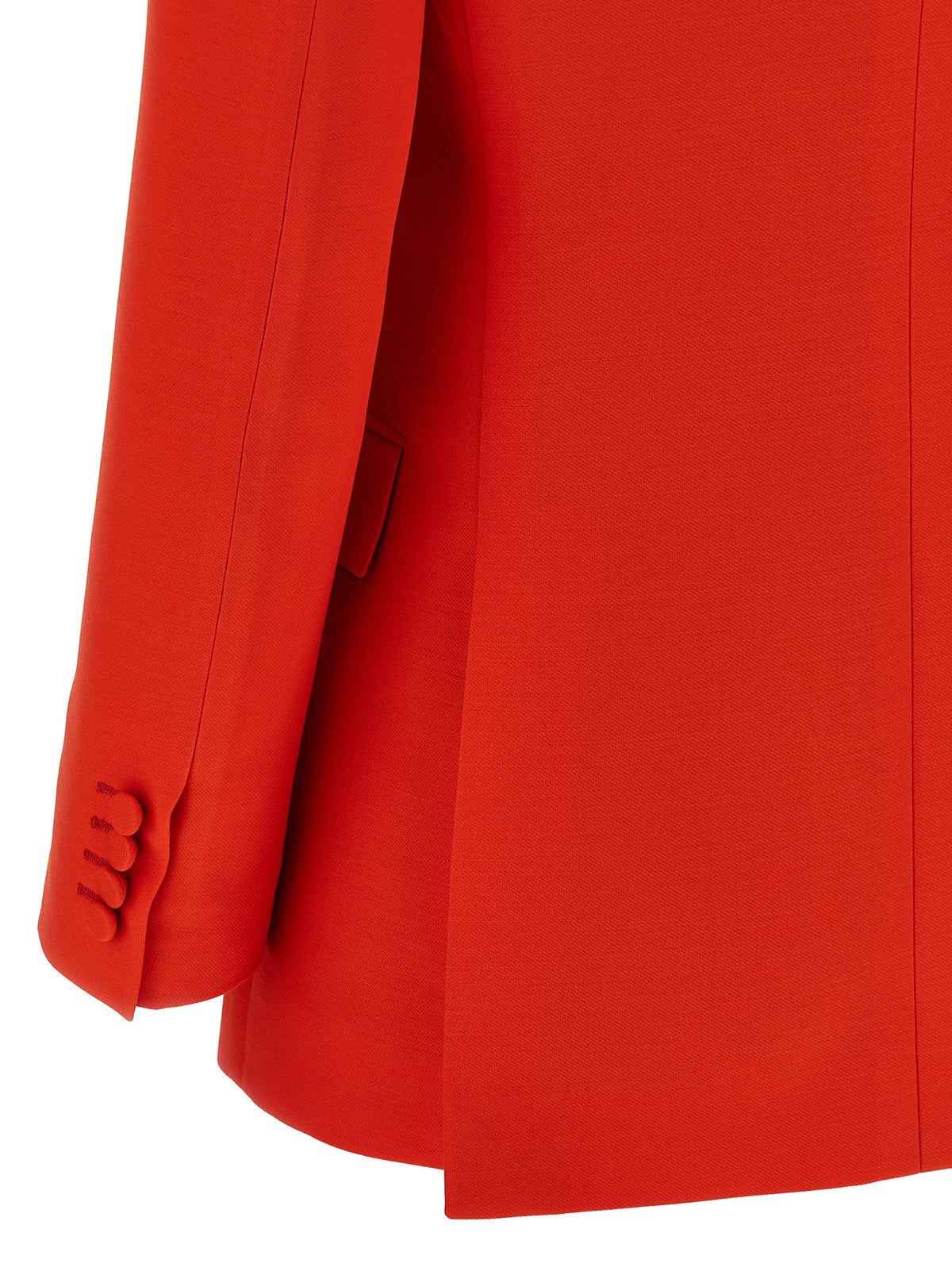 Red Wool Blazer