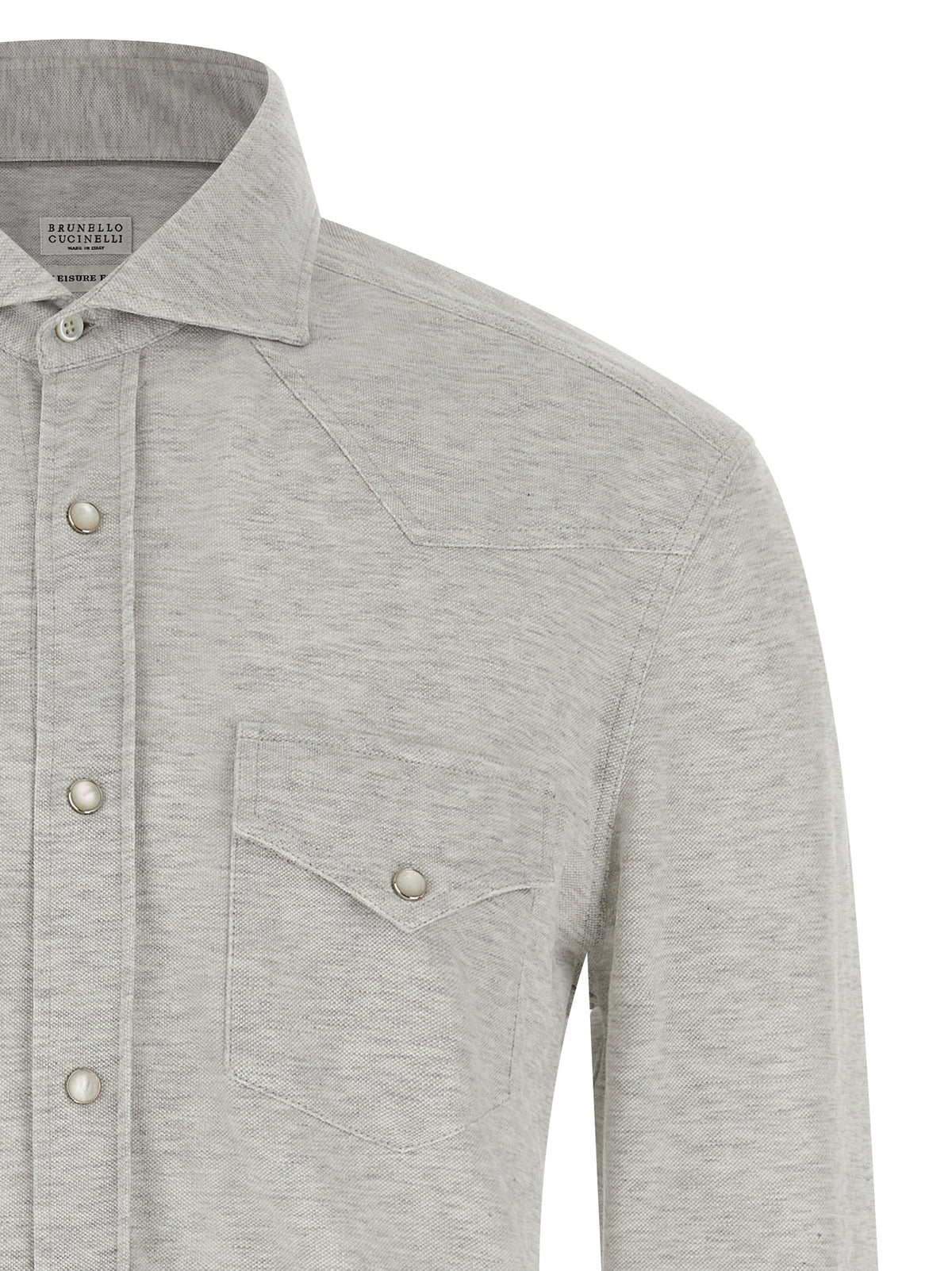 Gray Cotton Blouse
