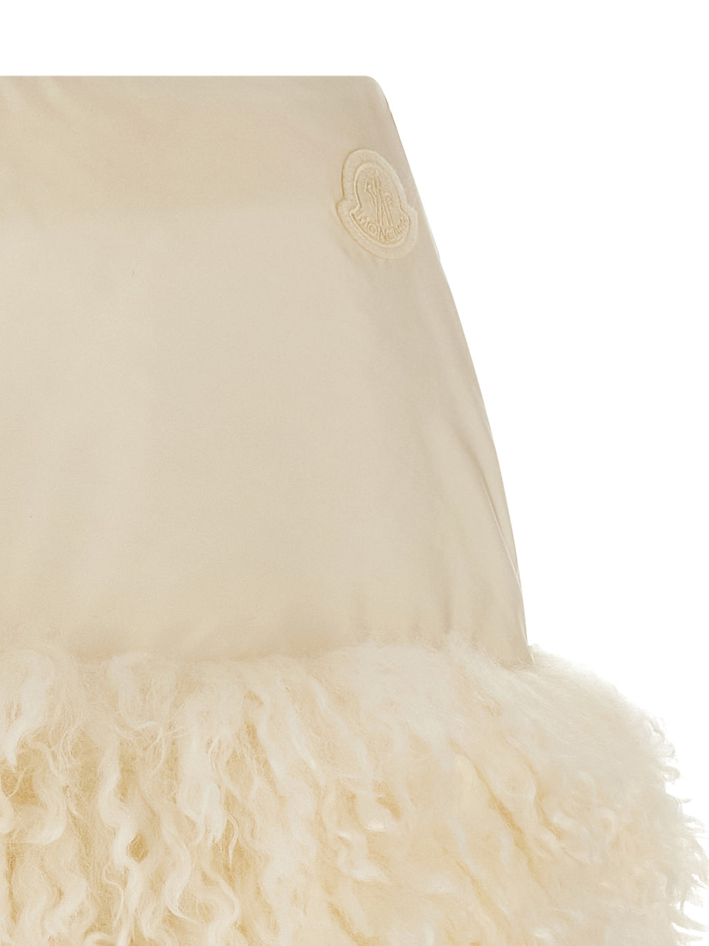 White Polyamide Long Skirt